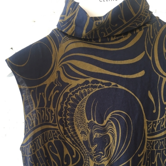 Dries van noten turtleneck sleeveless top - Picture 4 of 4